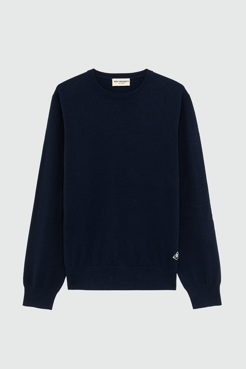 ROY ROGERS: MAGLIA GIROCOLLO IN COTONE