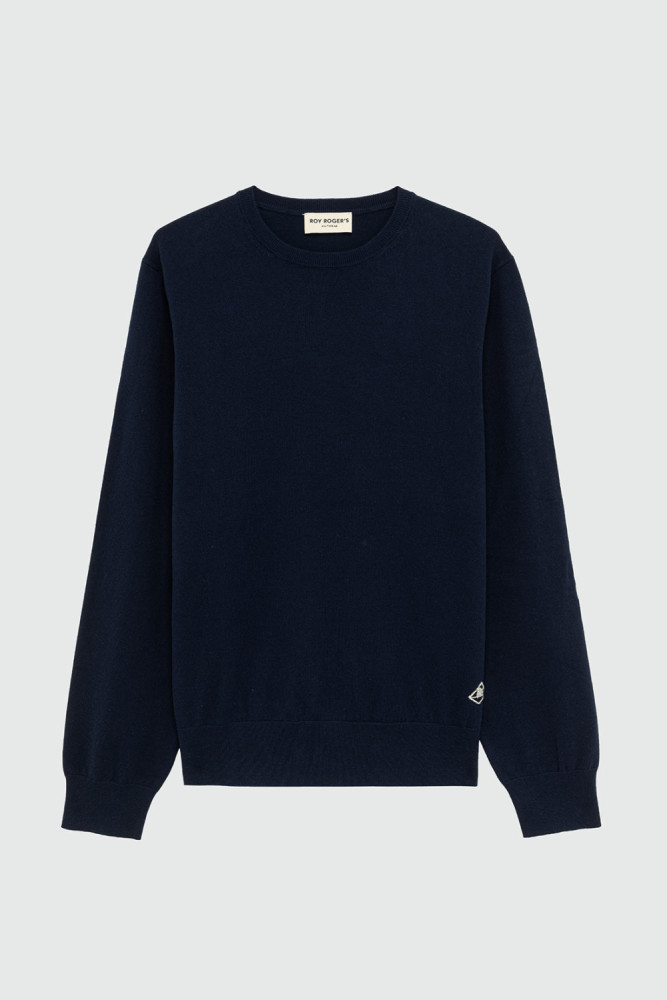 MAGLIA GIROCOLLO IN COTONE
