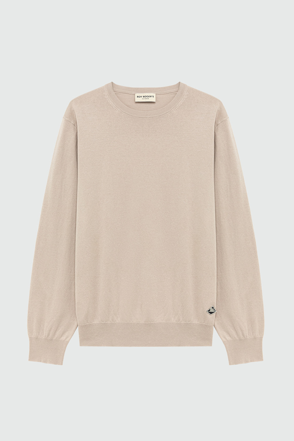 ROY ROGERS: MAGLIA GIROCOLLO IN COTONE
