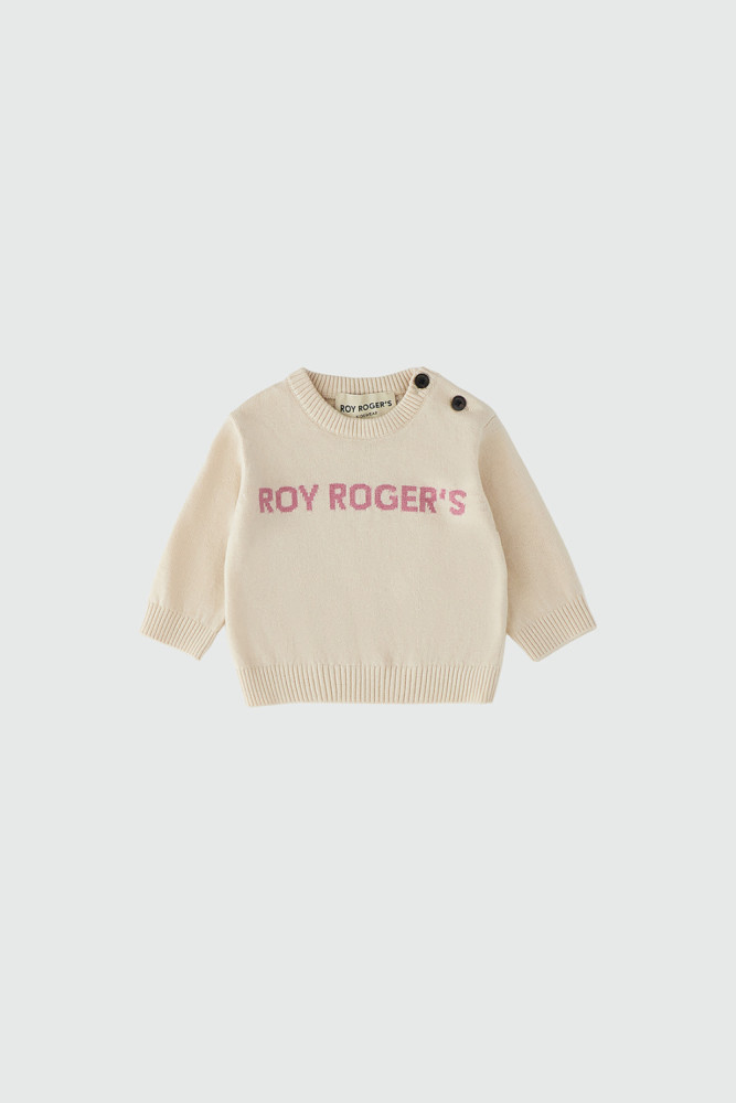 MAGLIA GIROCOLLO IN COTONE E LANA