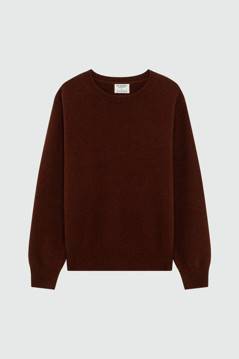 ROY ROGERS: UTILITY CREW NECK SWEATER IN MERINO WOOL