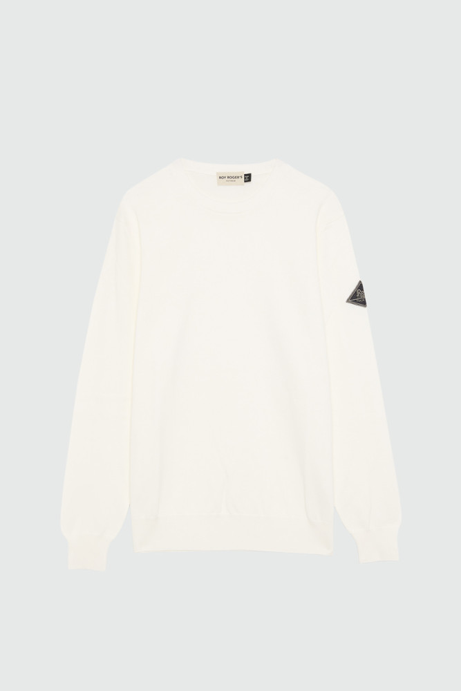 MAGLIONE GIROCOLLO IN COTONE FINEZZA 12