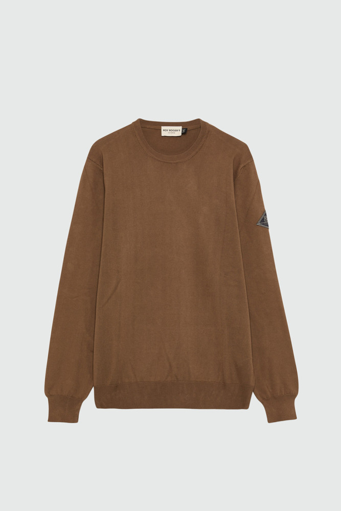 MAGLIONE GIROCOLLO IN COTONE FINEZZA 12