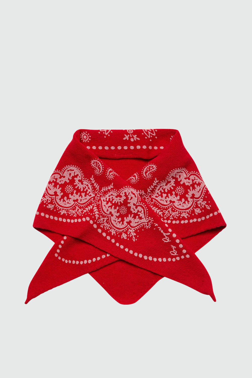 ROY ROGERS: OLD GLORY - BANDANA IN LANA CON STAMPA PAISLEY