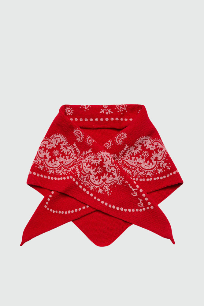 OLD GLORY - BANDANA IN LANA CON STAMPA PAISLEY