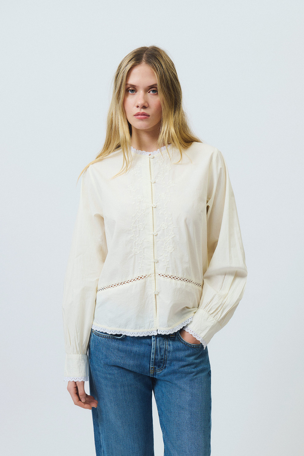 ROY ROGERS: OLD GLORY - CAMICIA FARM CON RICAMI