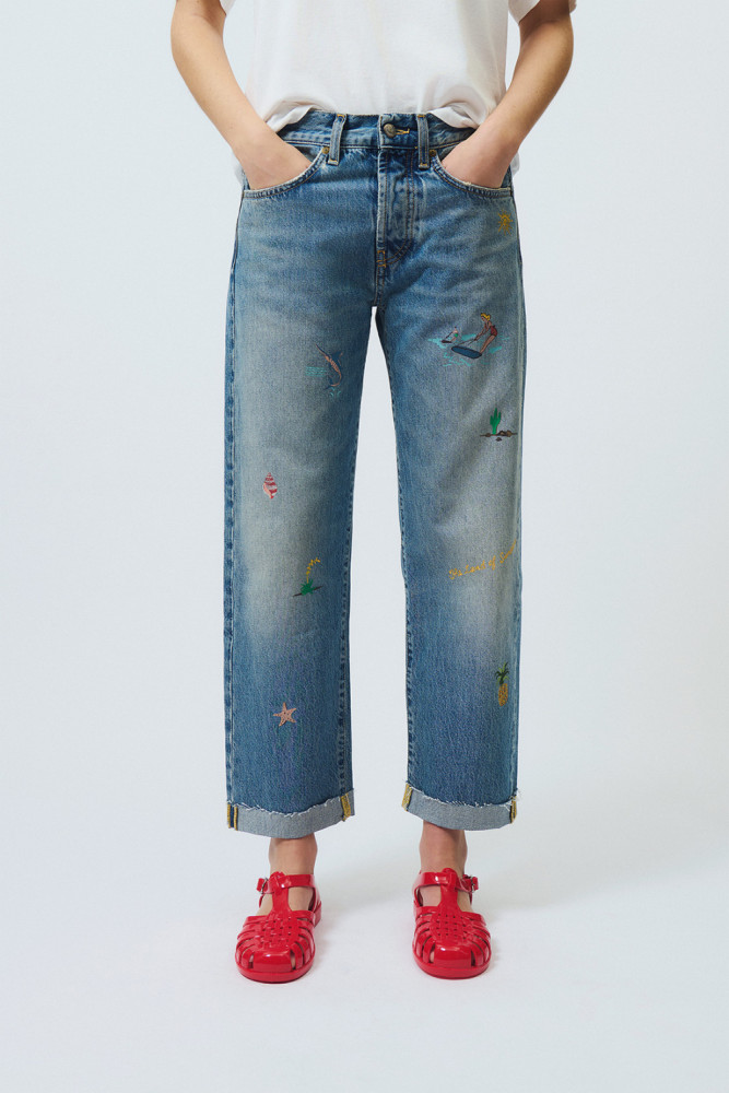 OLD GLORY - NEW OSKAR HAND PAINT JEANS