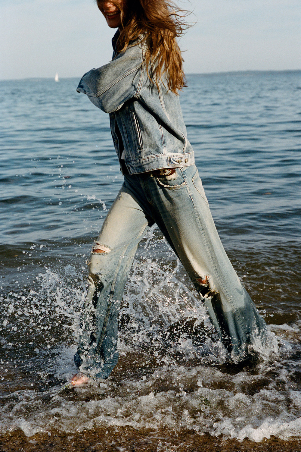 ROY ROGERS: OLD GLORY - SUPER WIDE NAGAI JEANS