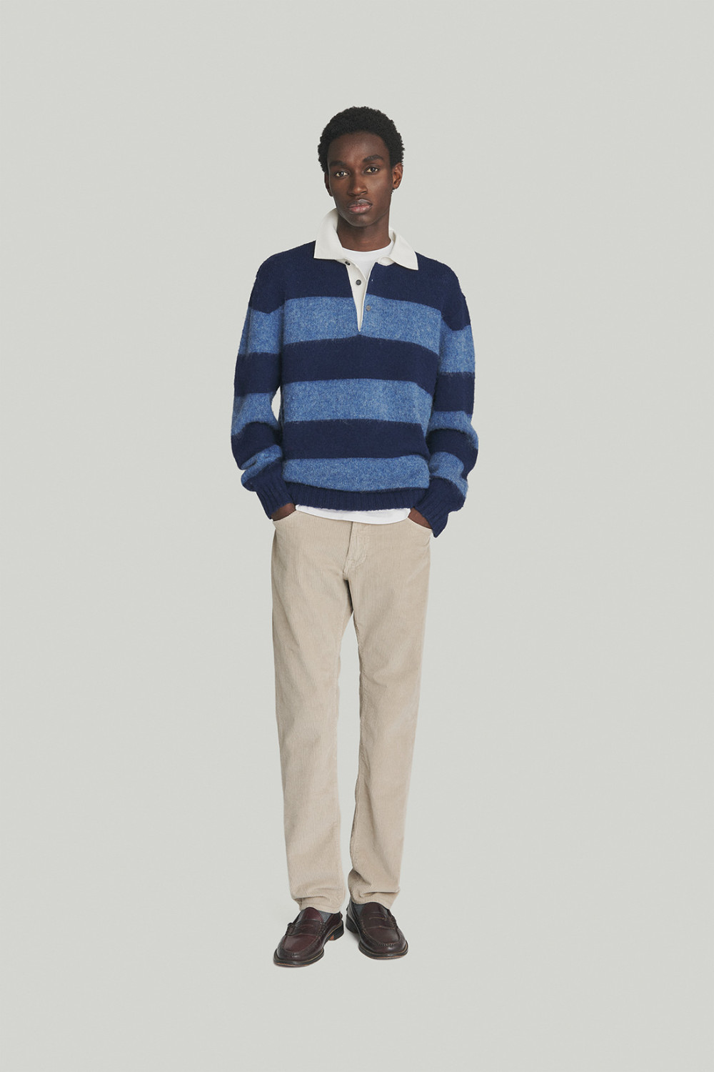 ROY ROGERS: CULT PLAIN PANTS IN VELVET