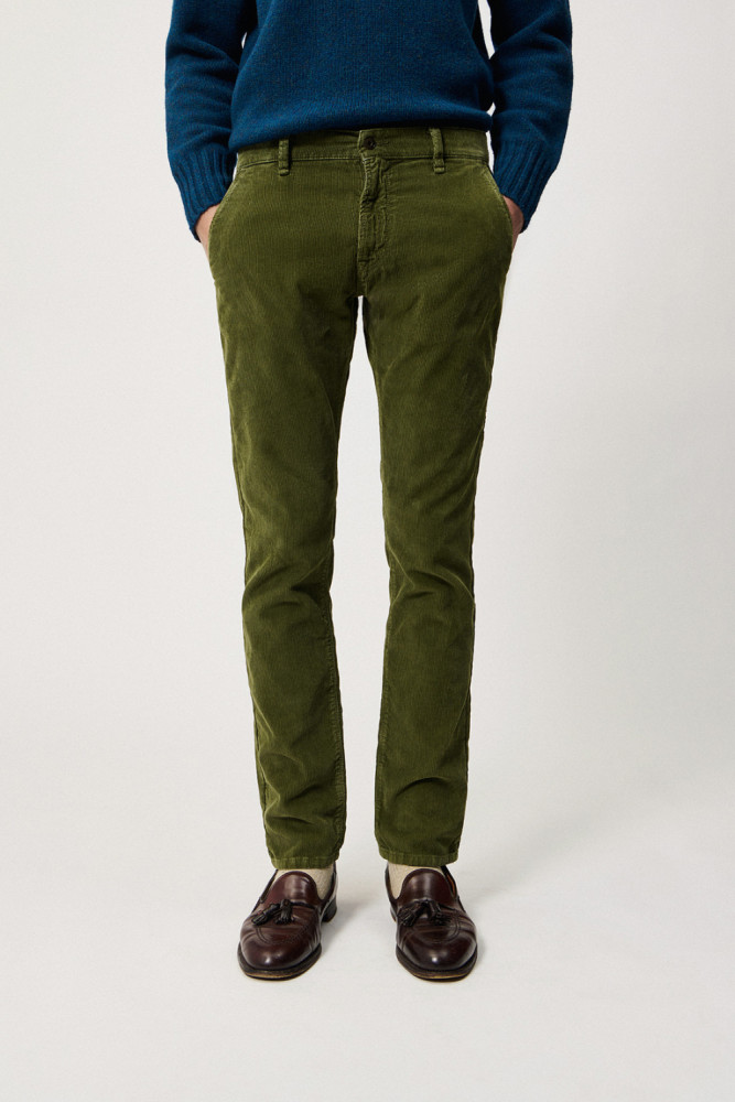ROYAL PLAIN PANTS IN VELVET