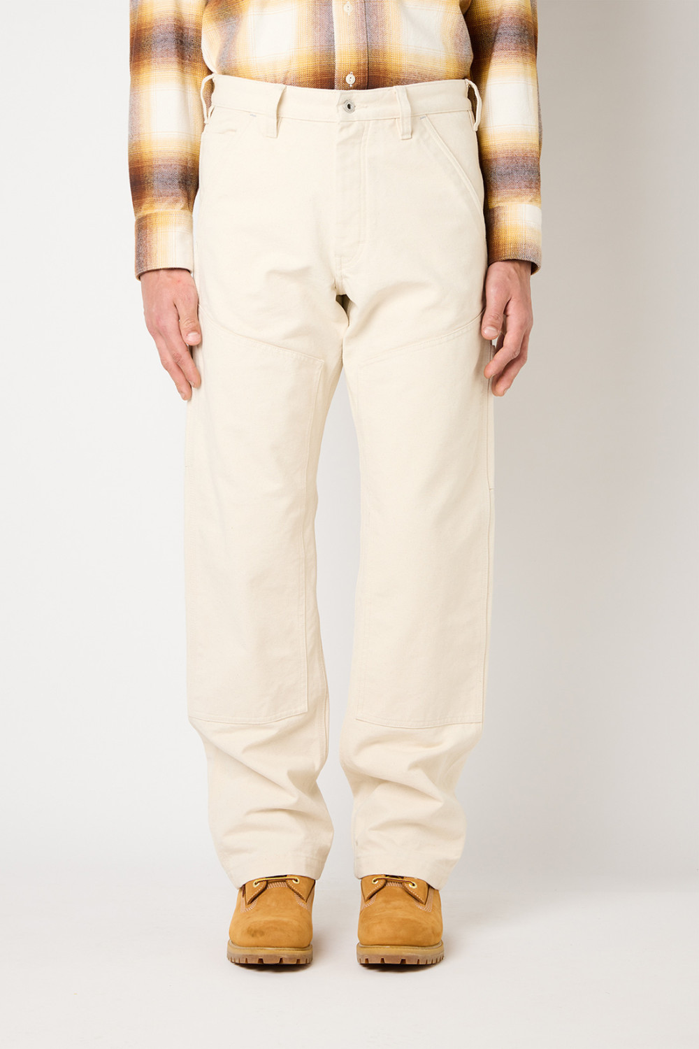 ROY ROGERS: PANTALONE STATMENT DOUBLE KNEE IN CANVAS