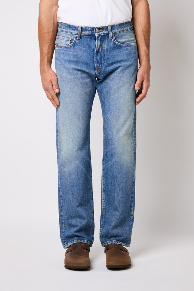 WEEK WORK PANTS IN BRICK DENIM