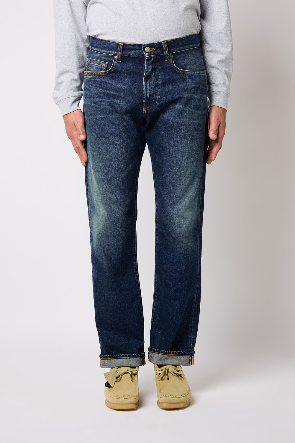 ROY ROGERS: PANTALONE WEEK WORK IN DENIM GOVERNOLS CON CIMOSA