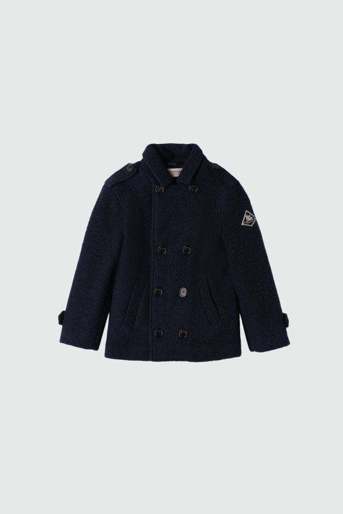 WOOL BLEND PEACOAT