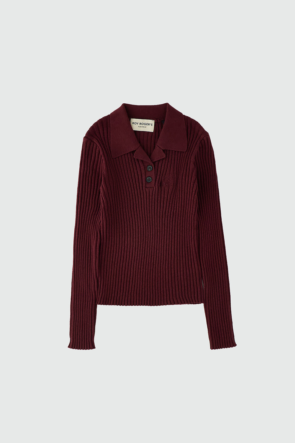ROY ROGERS: KNITTED POLO SHIRT