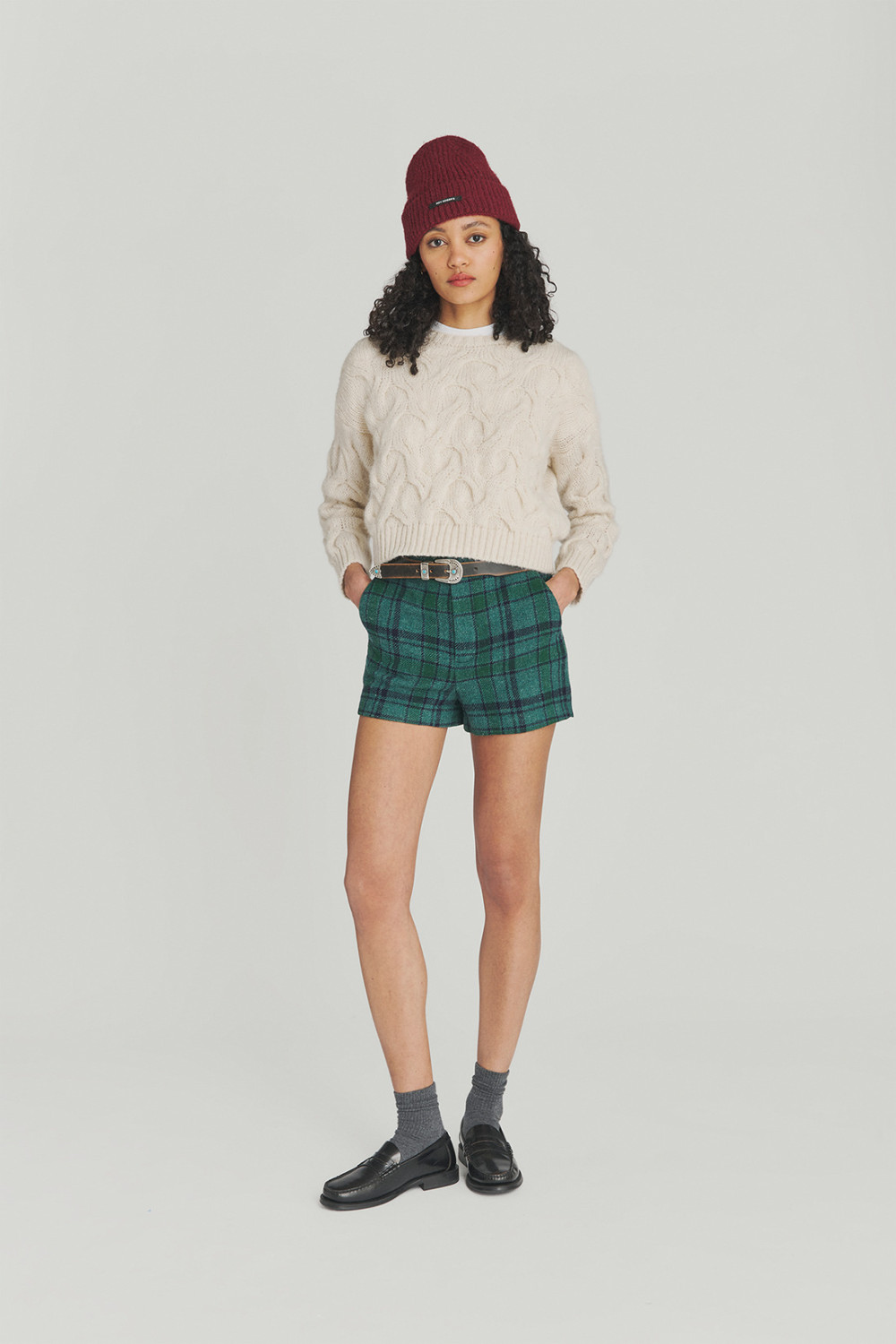 ROY ROGERS: PULLOVER MULTICABLE IN MISTO ALPACA