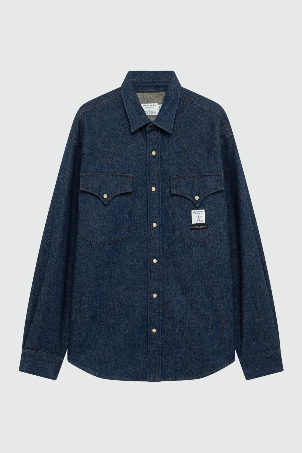 ROY ROGERS: ROY ROGER'S WORKWEAR x ENGINEERED GARMENTS- ONE WASH WESTERN SHIRT