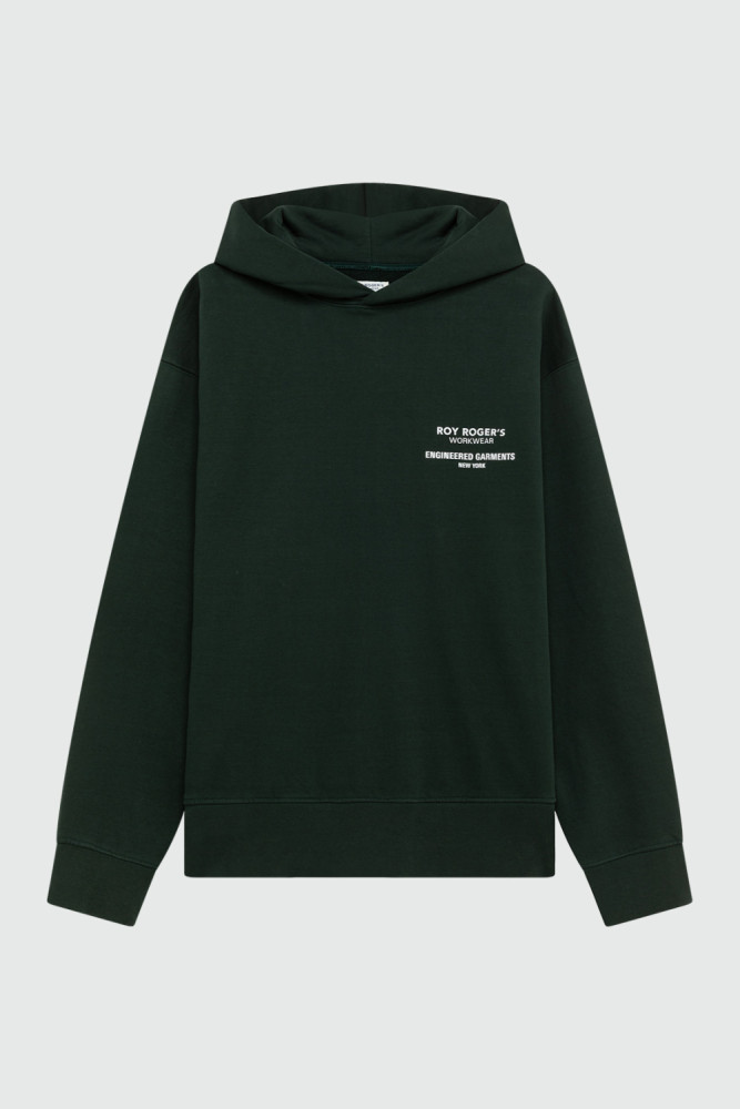 ROY ROGER'S WORKWEAR x ENGINEERED GARMENTS - HOODED SWEATSHIRT WITH LOGO