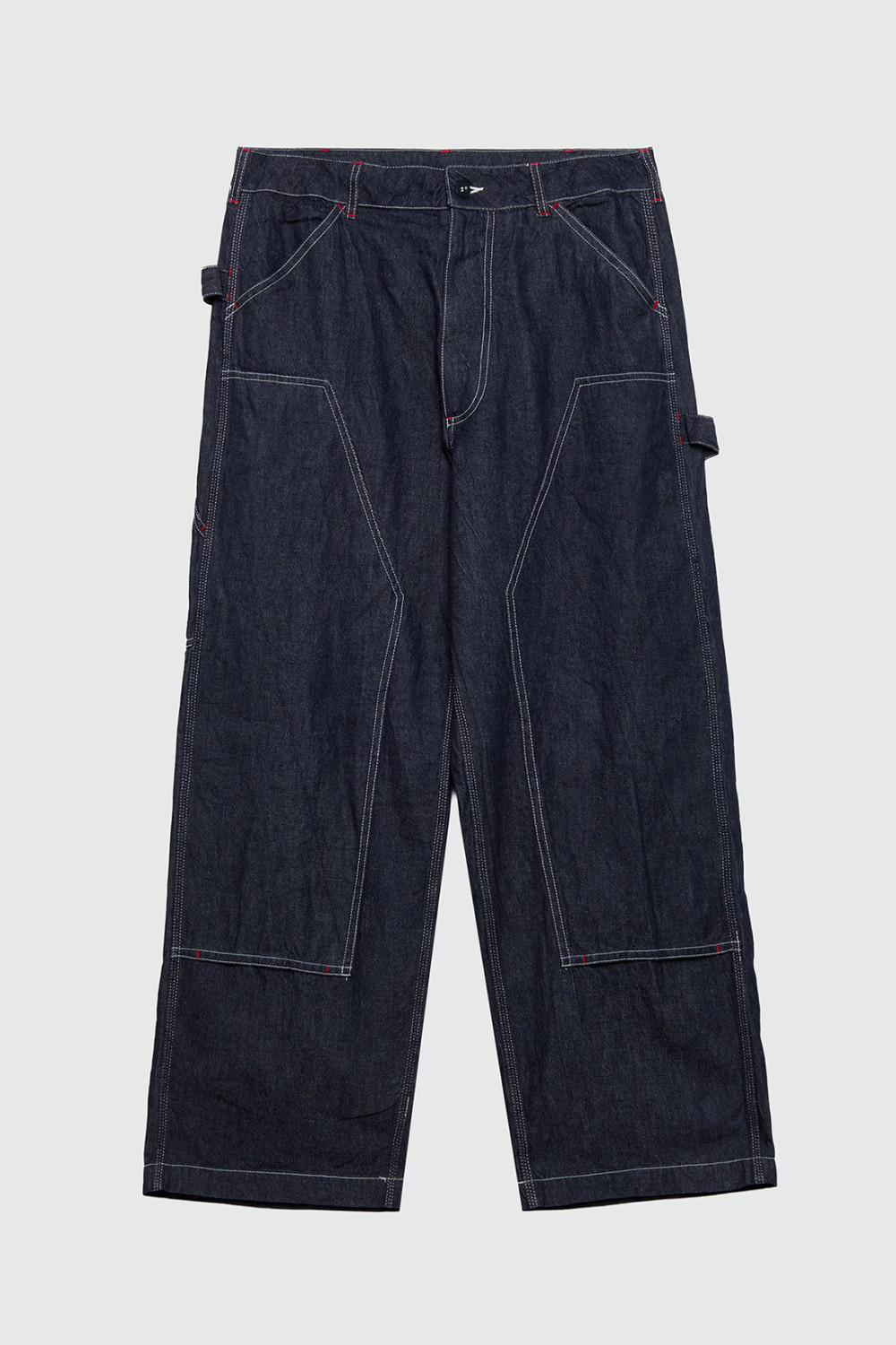 ROY ROGERS: ROY ROGER'S WORKWEAR x ENGINEERED GARMENTS - PANTALONE PAINTER IN DENIM RINSE