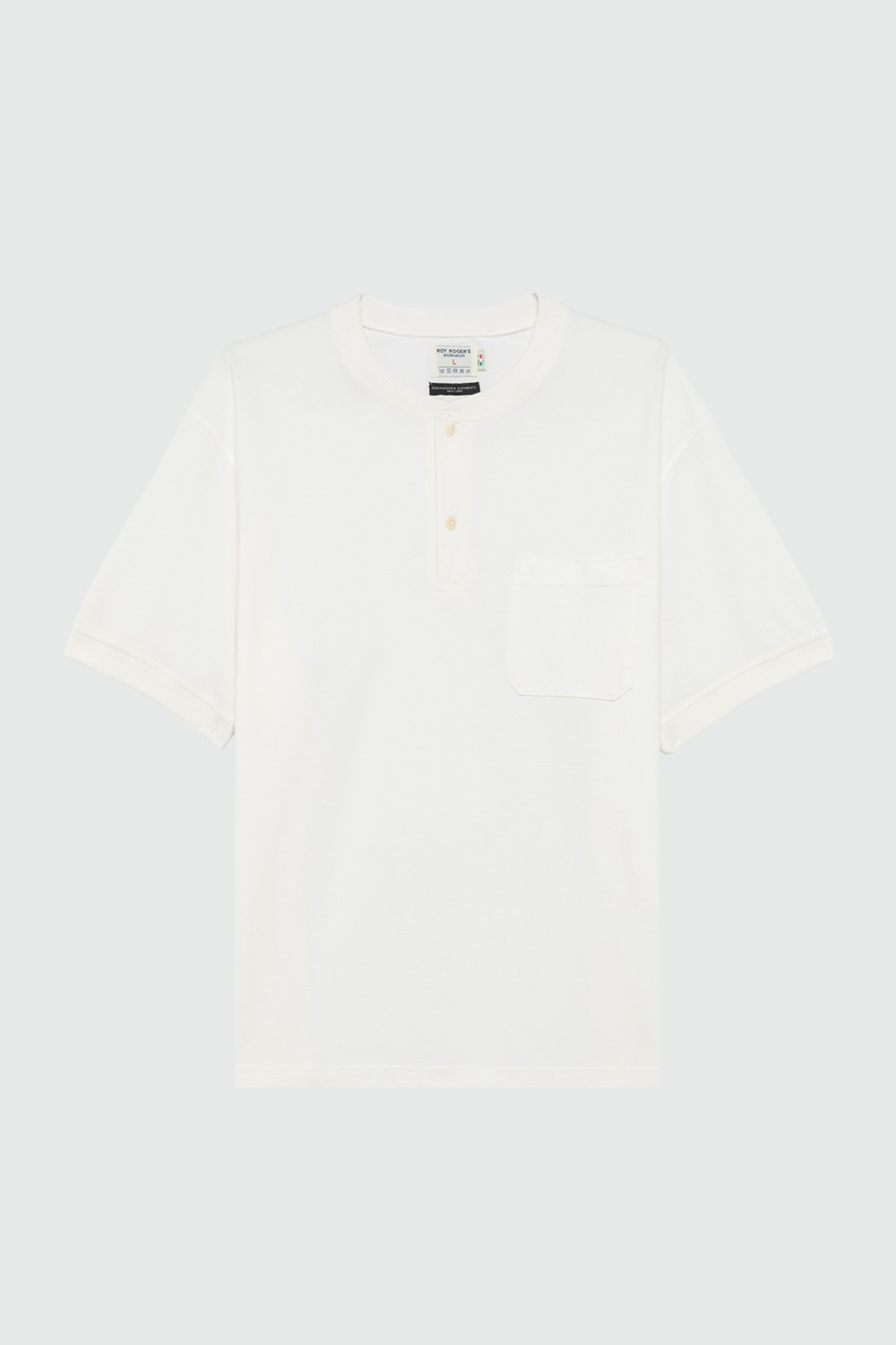 ROY ROGERS: ROY ROGER'S WORKWEAR x ENGINEERED GARMENTS -POLO HENDEL IN PIQUET 