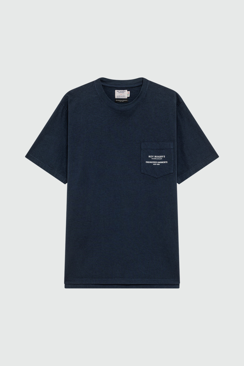 ROY ROGERS: ROY ROGER'S WORKWEAR x ENGINEERED GARMENTS -POCKET T-SHIRT IN JERSEY WITH LOGO