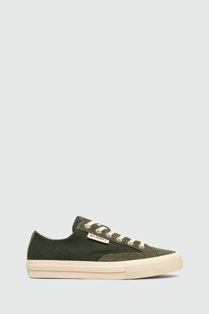 RECORD SNEAKERS IN CANVAS AND SUEDE
