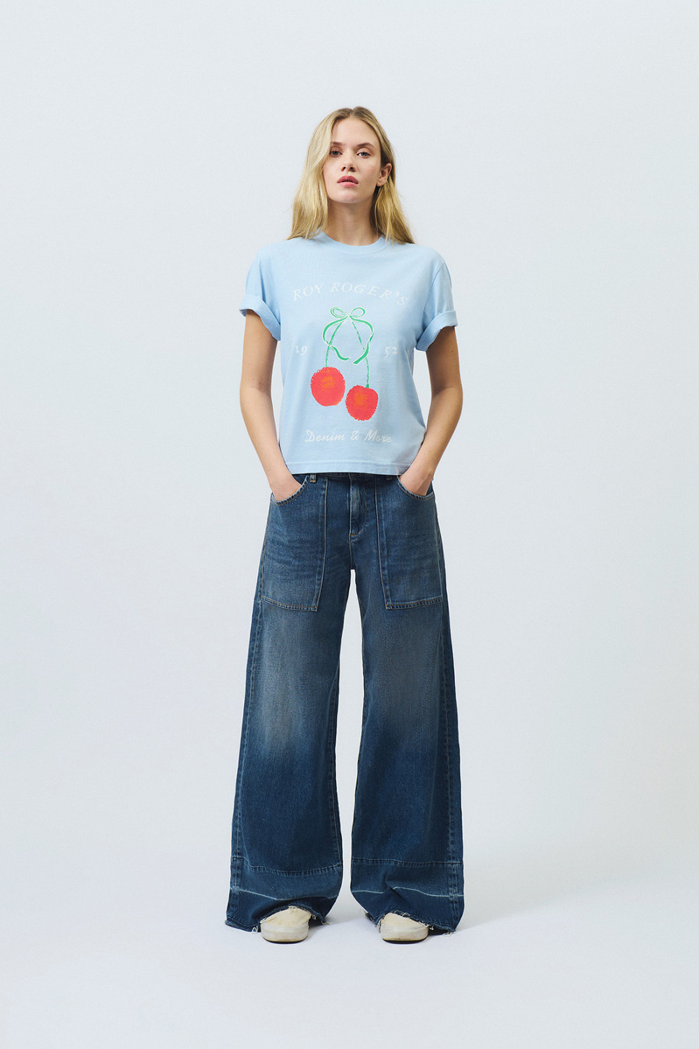 ROY ROGERS: T-SHIRT CON STAMPA CHERRYT-SHIRT CON STAMPA CHERRY