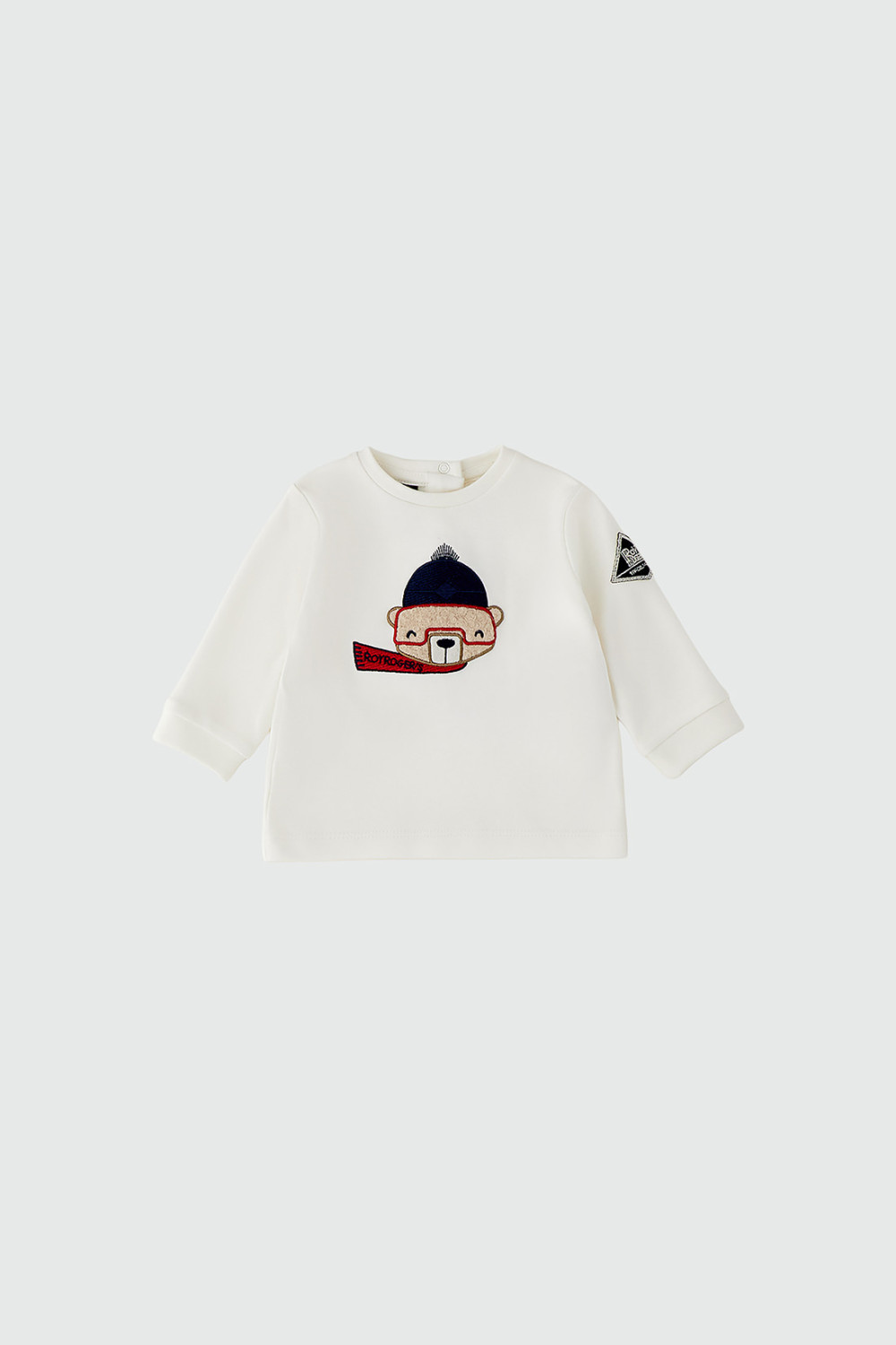 ROY ROGERS: CREW-NECK T-SHIRT WITH PATCH