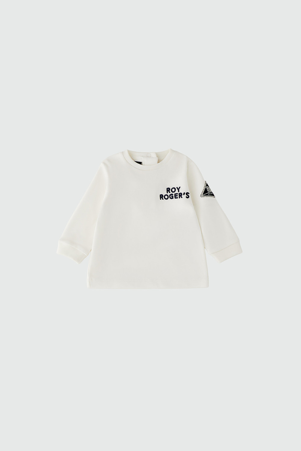 ROY ROGERS: CREW-NECK T-SHIRT WITH EMBROIDERY