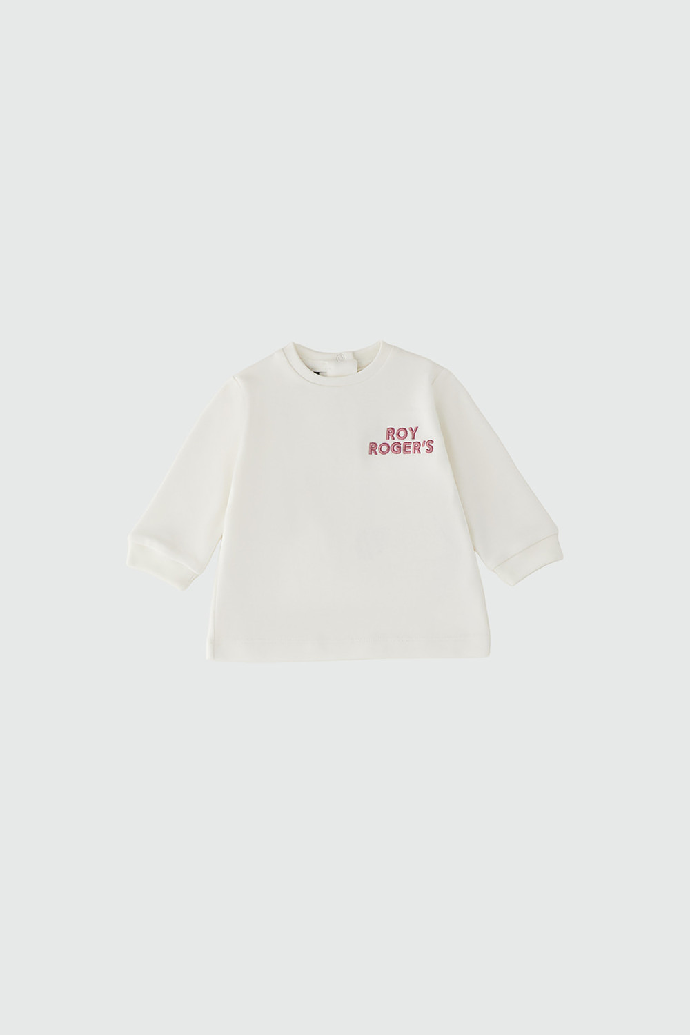 ROY ROGERS: CREW-NECK T-SHIRT WITH EMBROIDERY