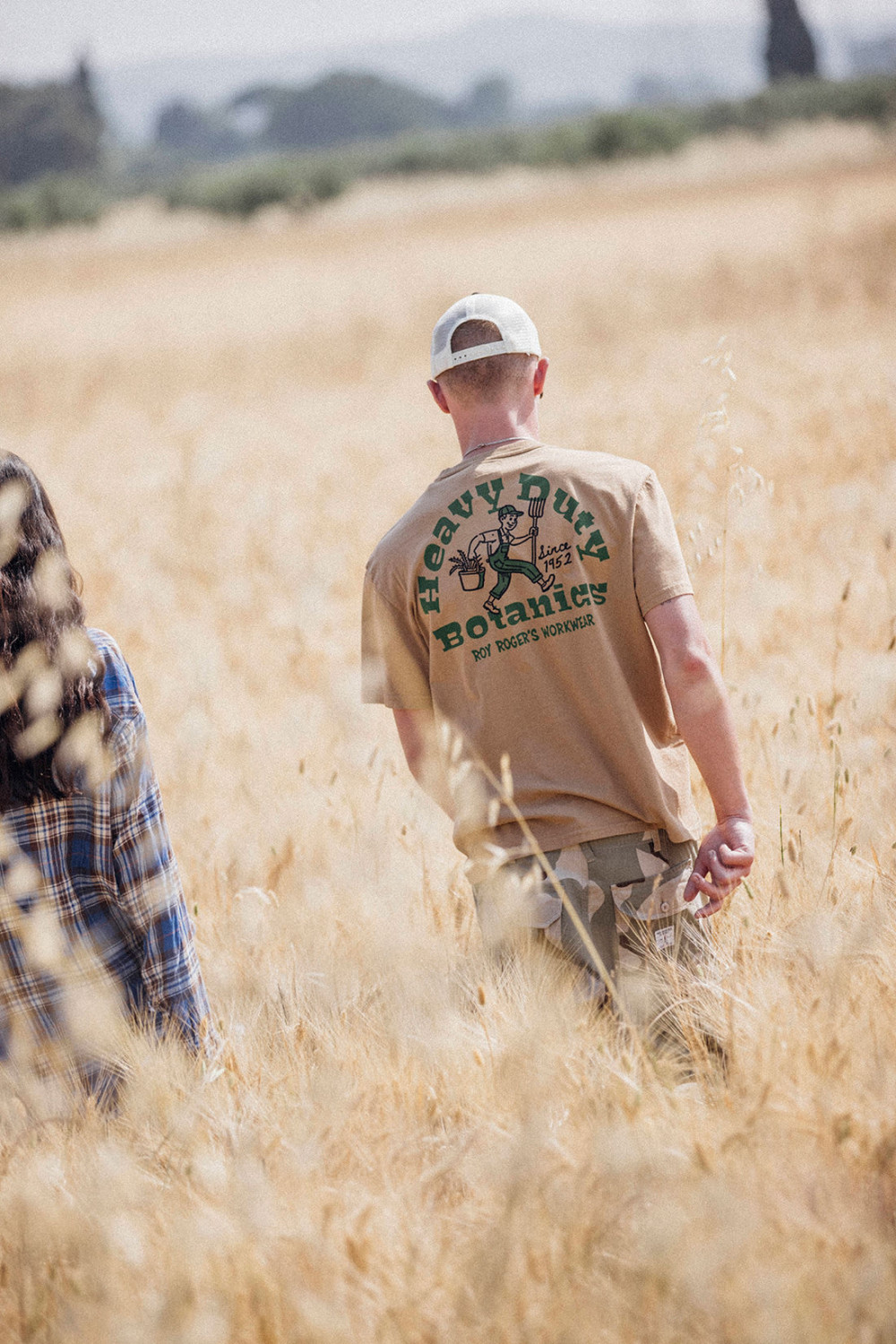 ROY ROGERS: T-SHIRT IN JERSEY CON STAMPA BOTANICS