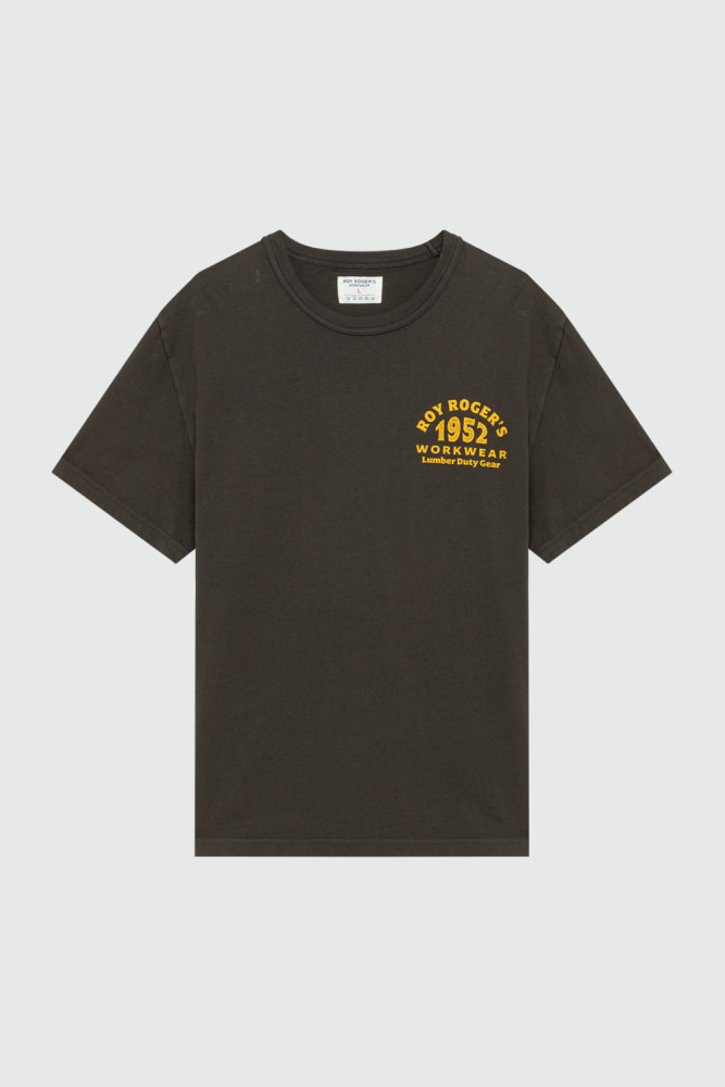 T-SHIRT IN JERSEY WITH LUMBERDUTY PRINT