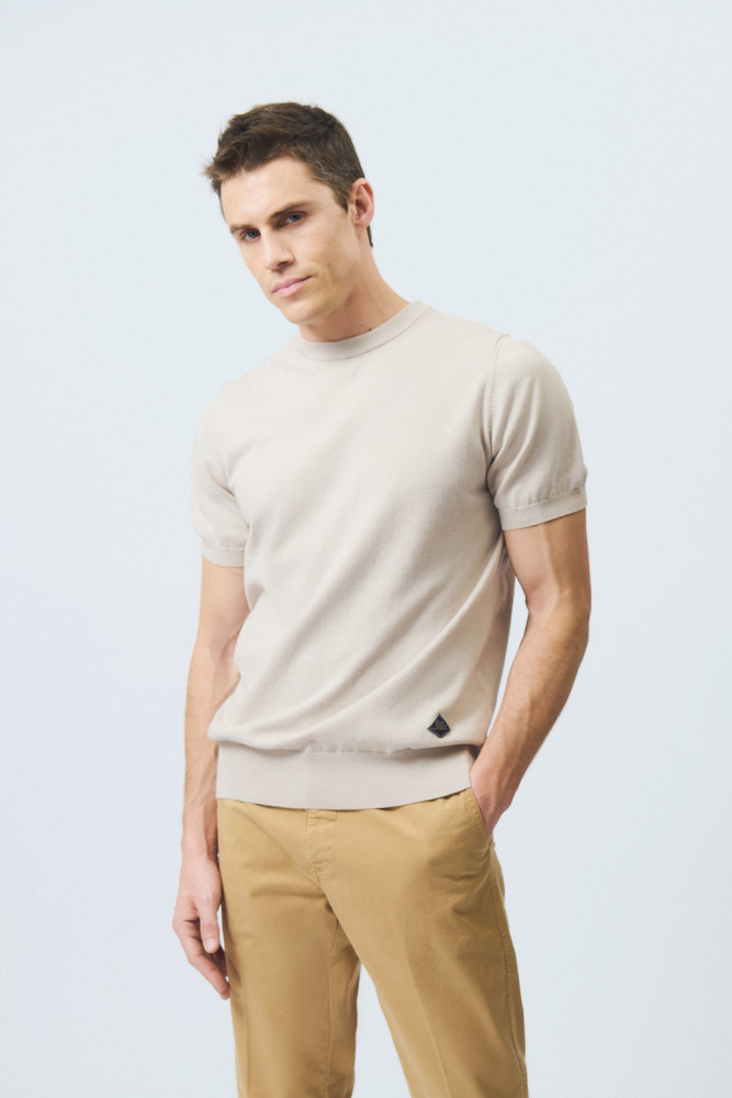 T-SHIRT IN MAGLIA DI COTONE