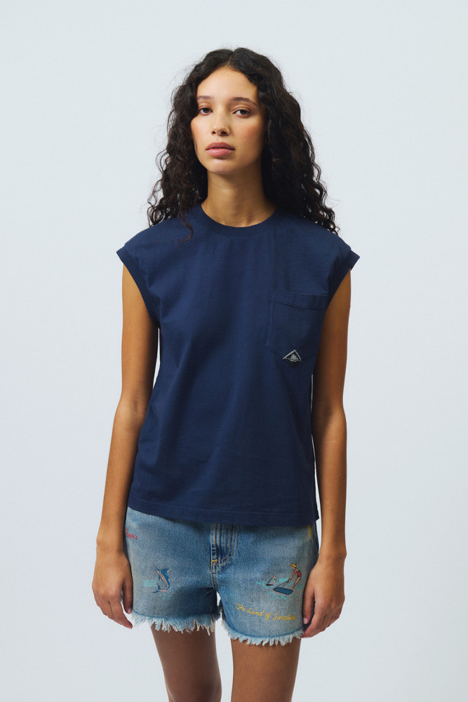 POCKET T-SHIRT IN JERSEY