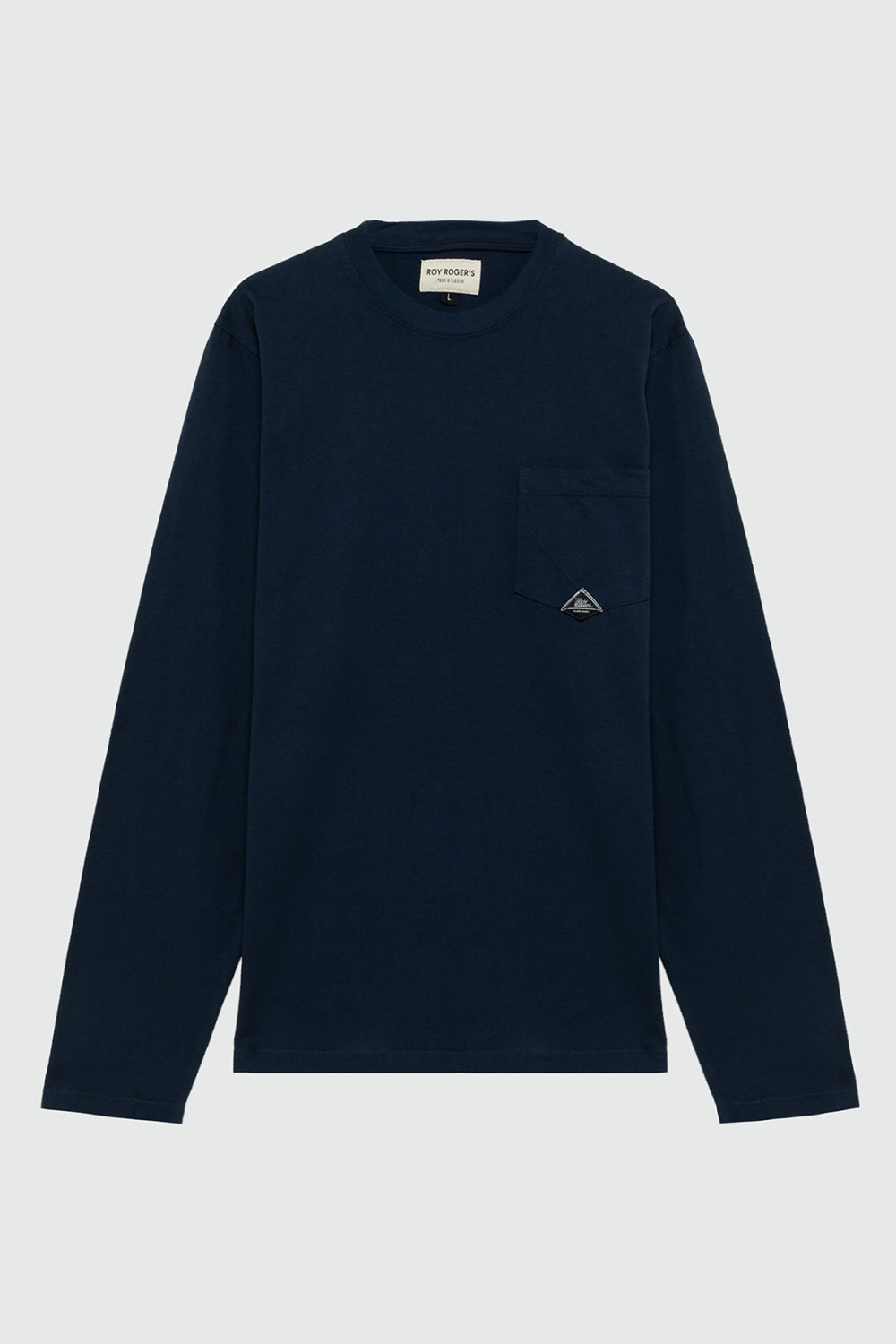 ROY ROGERS: T-SHIRT POCKET L/S IN JERSEY