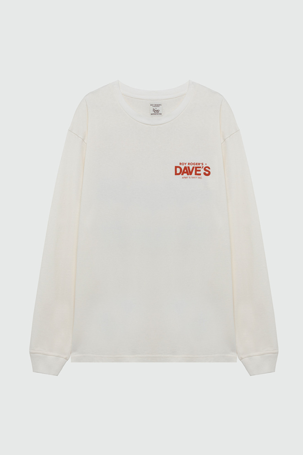 ROY ROGERS: ROY ROGER'S WORKWEAR X DAVE'S NY T-SHIRT WITH VINTAGE STORE PRINT