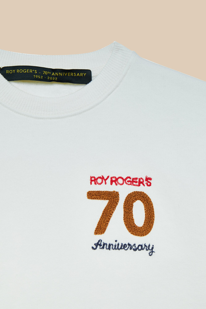 70TH SWEATSHIRT WITH 70TH EMBROIDERY