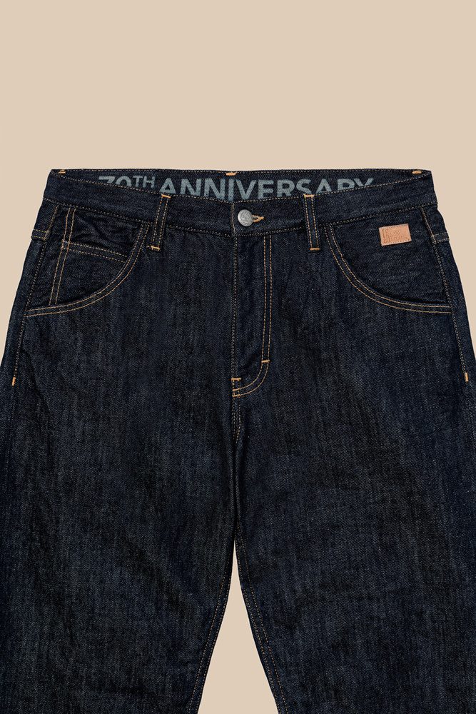 70TH NORMAL JEANS IN RINSE WASH SELVEDGE DENIM