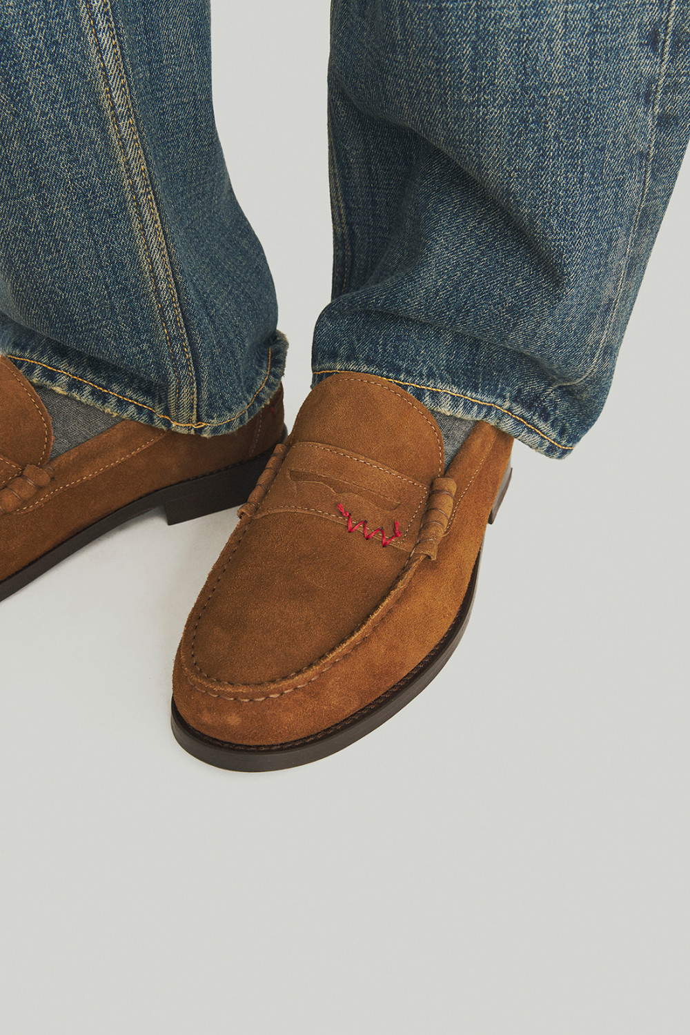 ROY ROGERS: LOAFERS IN SUEDE
