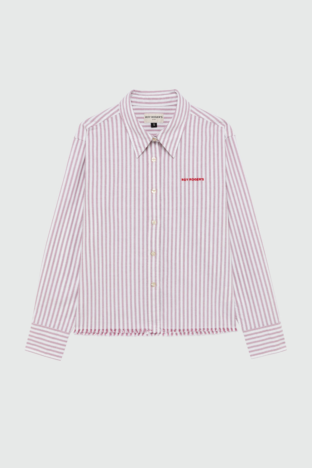 ROY ROGERS: CAMICIA ELLY IN COTONE OXFORD A RIGHE