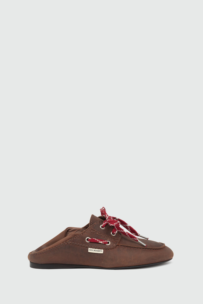 MOCASSINO SABOT IN PELLE