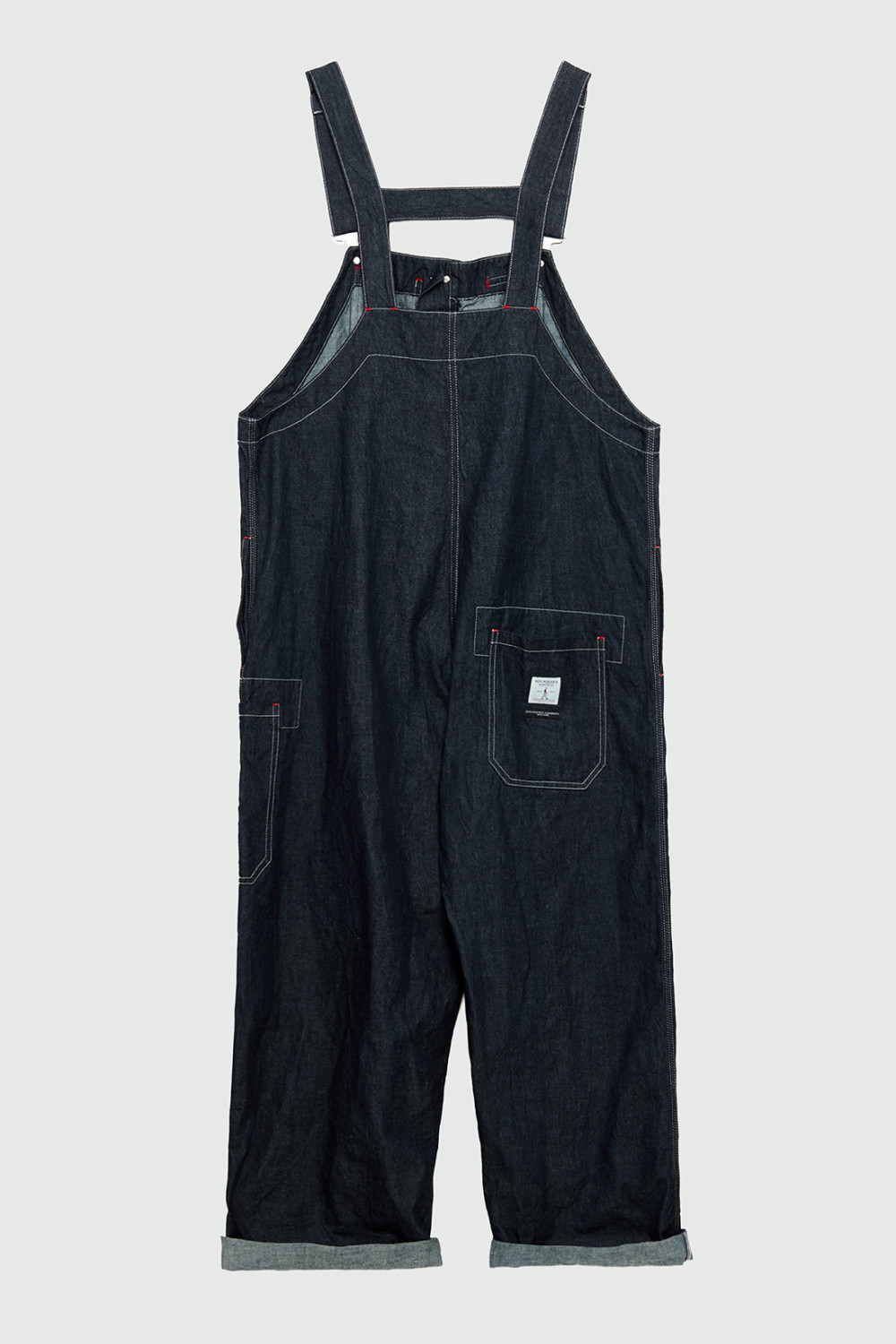ROY ROGERS: SALOPETTE IN DENIM RINSE