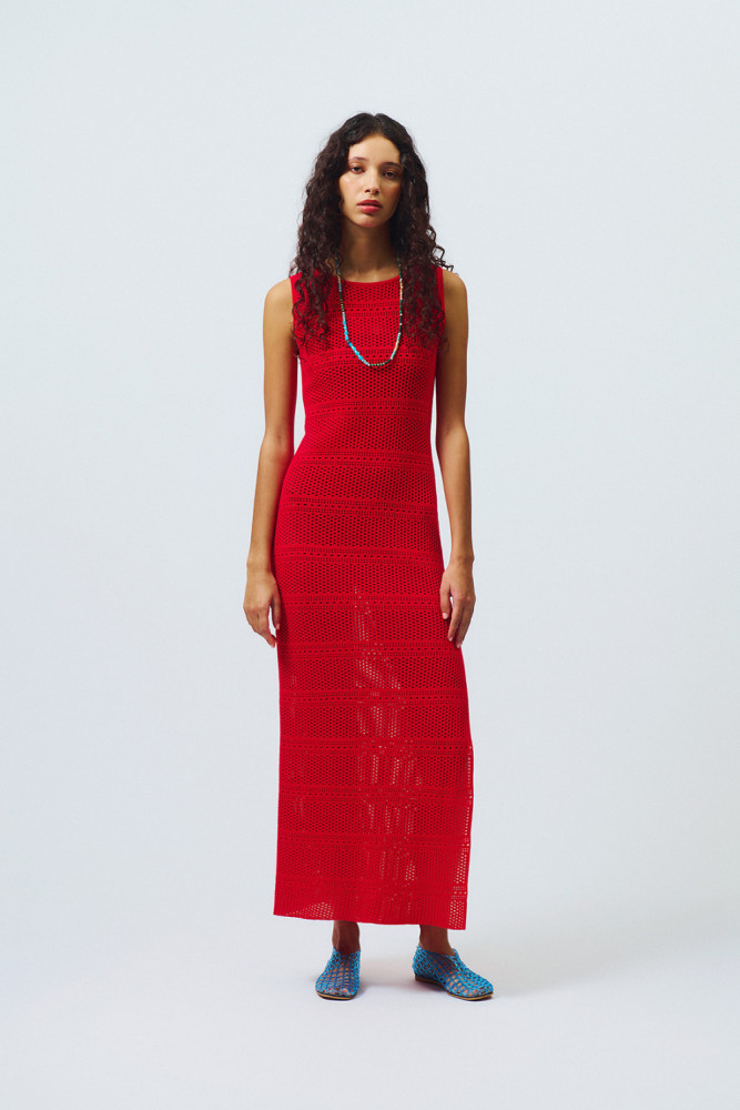 LONG DRESS IN ORGANIC COTTON