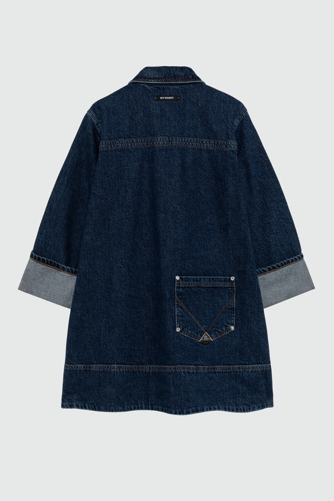 CLUB WORK DRESS IN DENIM 