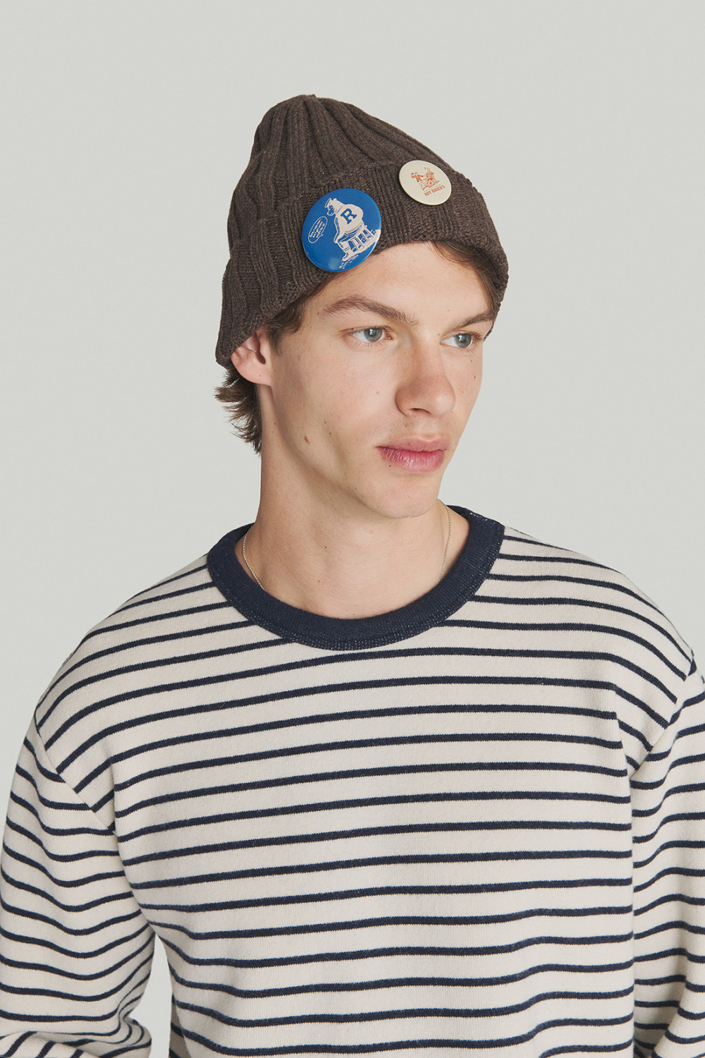 ROY ROGERS: BEANIE IN CASHMERE RICICLATO