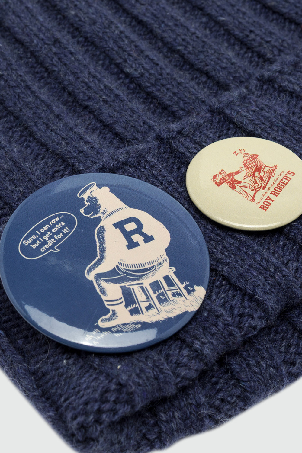 ROY ROGERS: RECYCLED CASHMERE BEANIE HAT