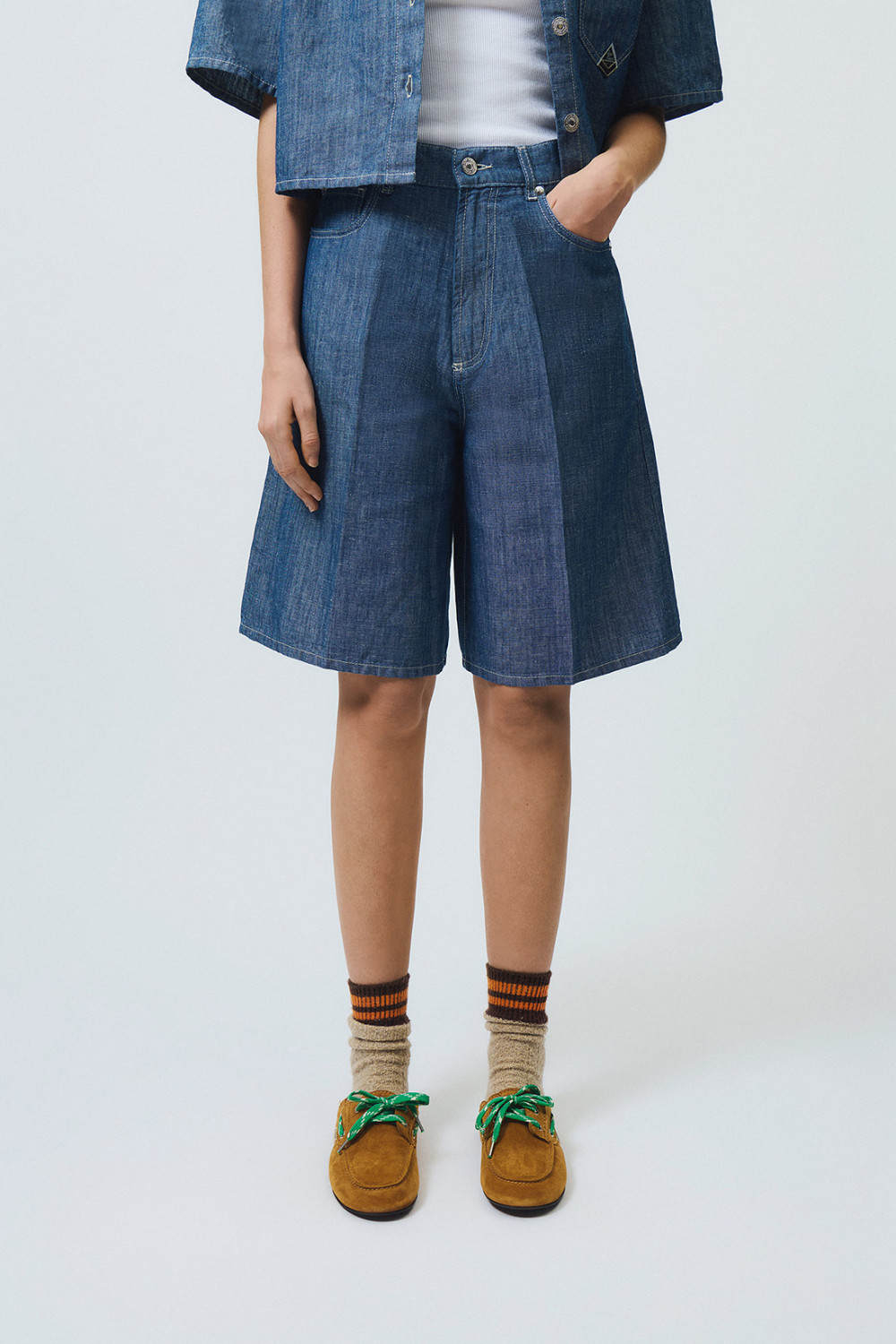 ROY ROGERS: BERMUDA BILLY IN CHAMBRAY RINSE