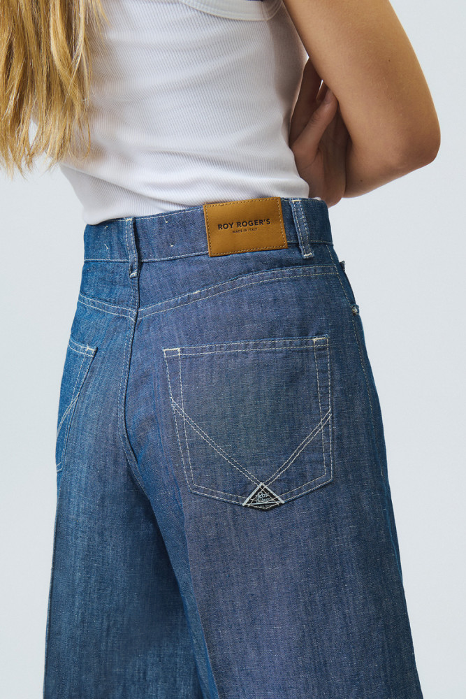 BILLY BERMUDA SHORTS IN CHAMBRAY RINSE