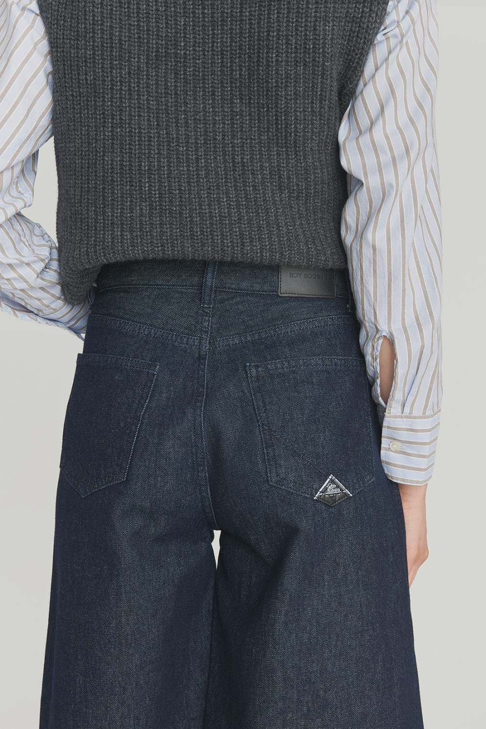 ROY ROGERS: BERMUDA BOY IN DENIM RINSE