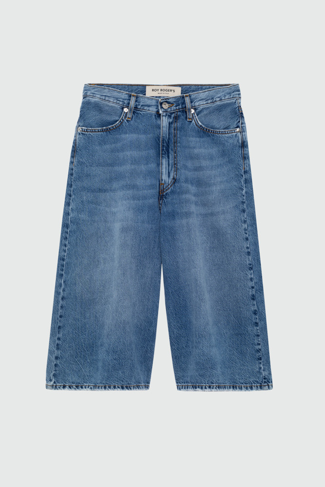KAORI BERMUDA SHORTS IN OCEAN DENIM